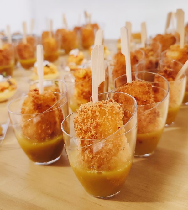 Mozzarella en Panko con Lulo